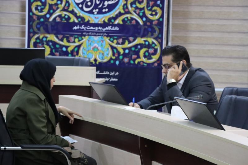 برگزاری میز خدمت در دانشگاه مراغه با حضور هیأت‌رئیسه